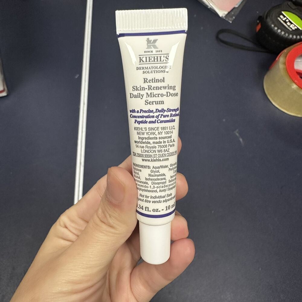KIEHL'S Retinol Skin-Renewing Daily Micro-Dose Serum 0.34 fl. oz / 10ml NWOB